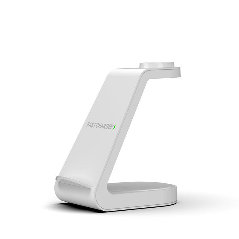 New vertical wireless charging three in one mobile phone holder for Apple 14 watch headset 15W multi in one charging
